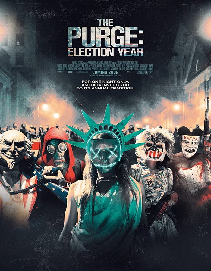 ดูหนังออนไลน์ฟรี The Purge 3: Election Year (2016) คืนอำมหิต 3: ปีเลือกตั้งโหด